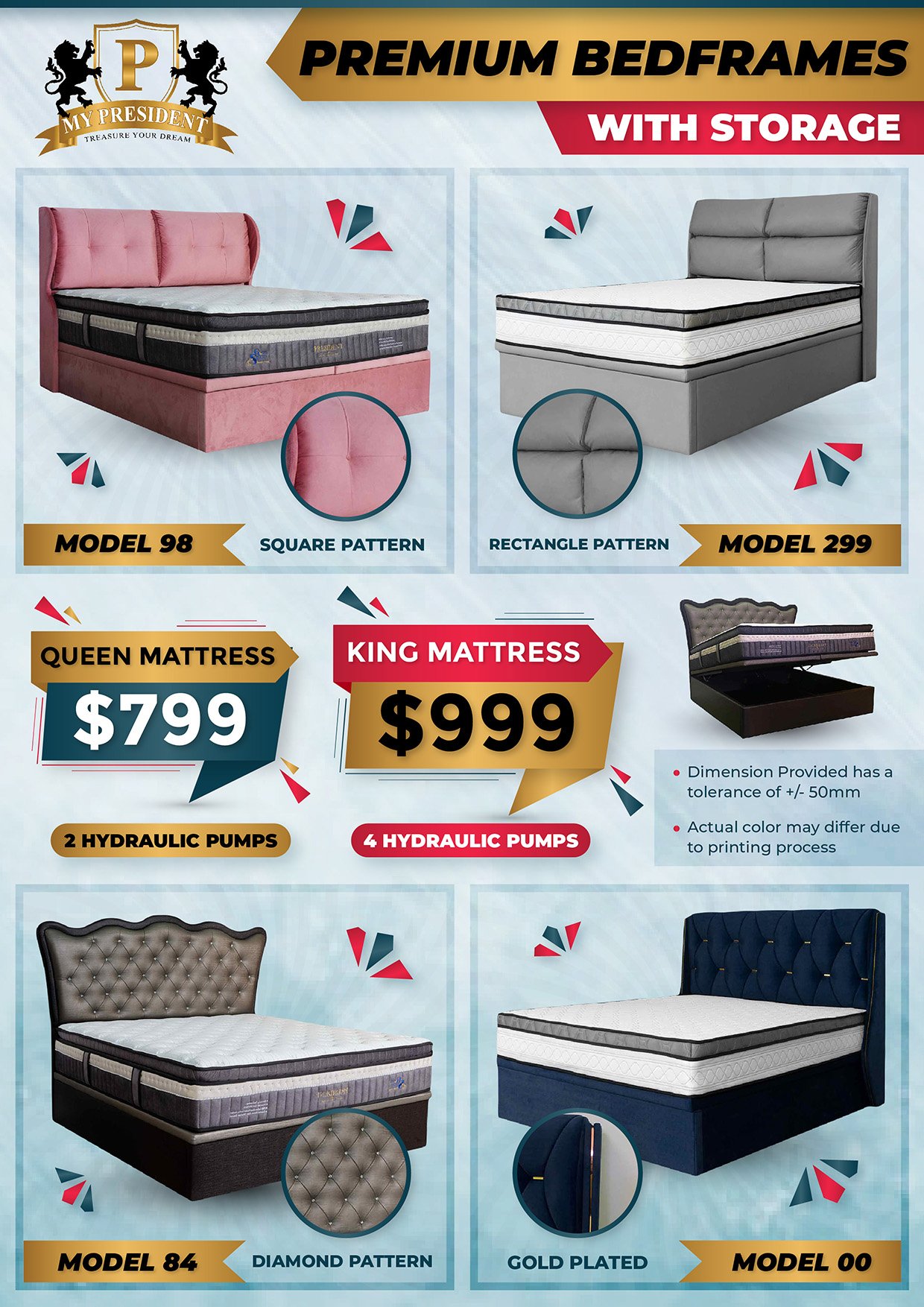 Bed Frame & Our Factory - Banner