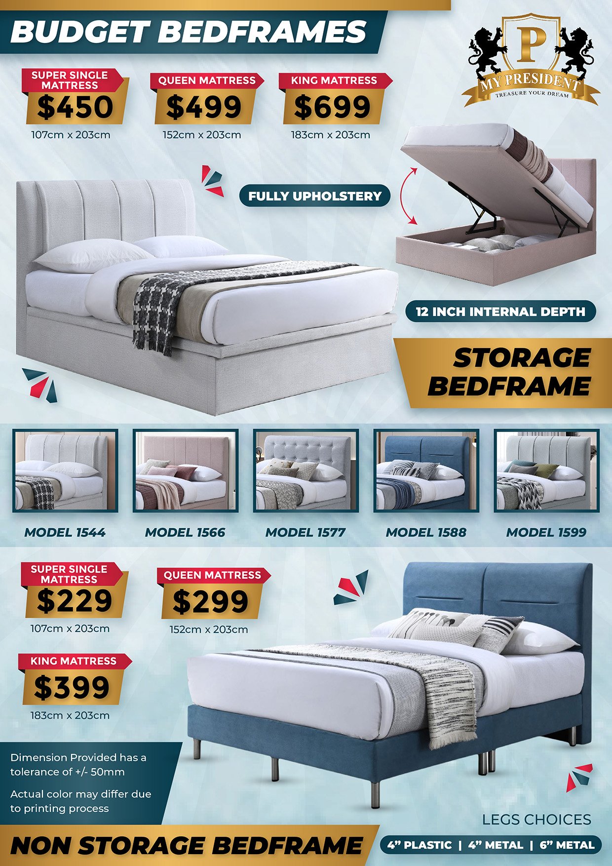 Bed Frame & Our Factory - Banner