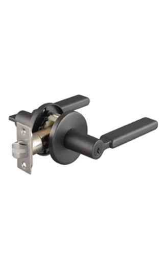 Lacasa 8391 Metallic Gun Grey Designer Bedroom Lever Lock