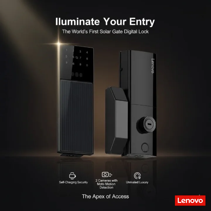 Best-Gate-Digital-Lock-The-1st-Solar-Gate-Lock-by-Lenovo - 2
