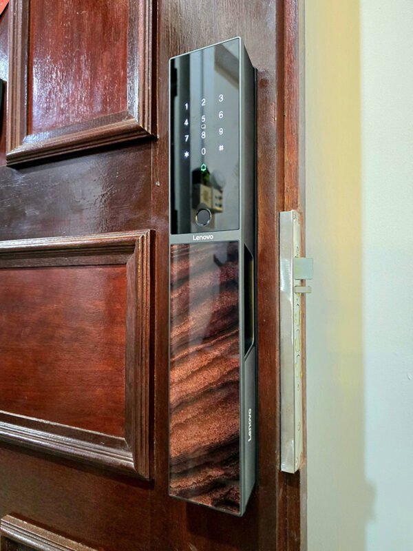 MyDigitalLock - Lenovo F3 Ultra Gate Digital Lock Rosewood-Installation