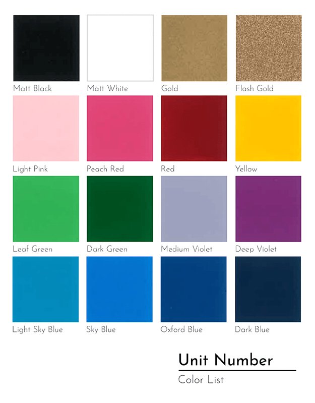 Unit_Number_Color_List