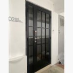 Designer HDB Glass Gate 3×7 Feet - Gallery