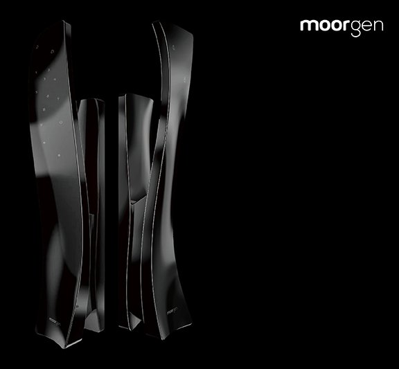 Moorgen The Queen of Curve T66 Designer Smart Lock by Zaha Hadid