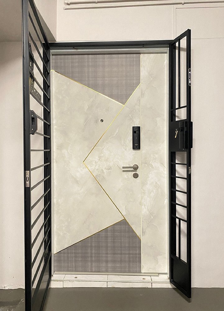MyDigitalLock - Marble-Laminate-Door
