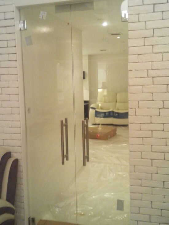 Double Leaf Glass Door