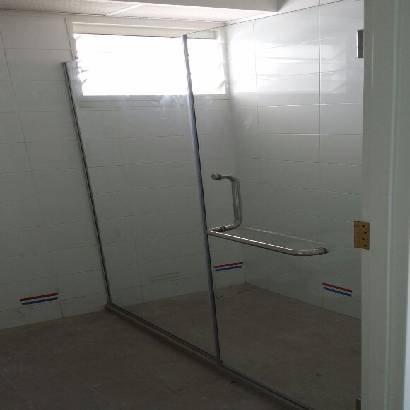 Wall to Wall Glass Shower Screen