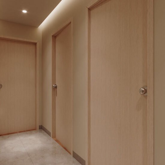 Lusano High Status Laminate Door Frame with Bedroom Door