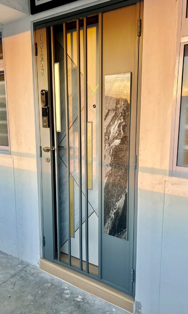 MyDigitalLock - 2K-Gold-Marble-HDB-Gate