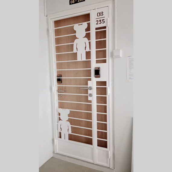 My-digital-lock-Kato-3D-Simplify-Gate-3×7-Feet-Single-Leaf