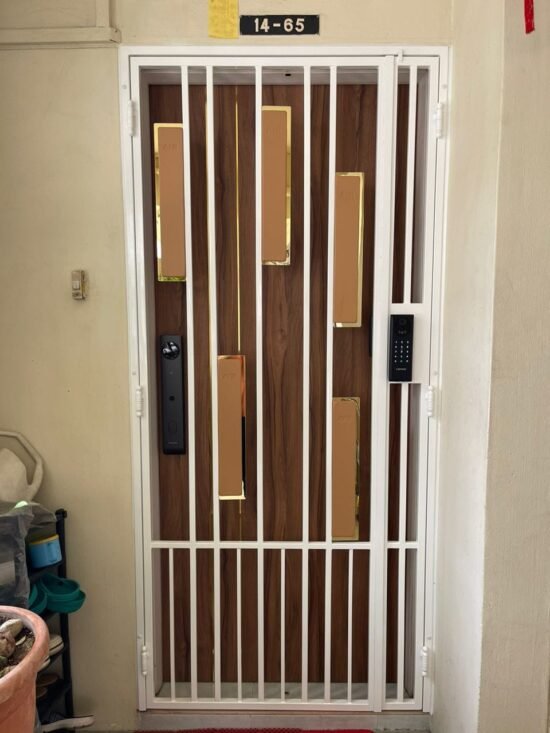 Kato Leather Gate with 2K Gold 3×7 Feet - Image 8