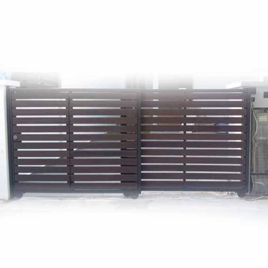 My digital lock - Landed-Property-Mild-Steel-Sliding-Gate-with-Track-with-Galvanize