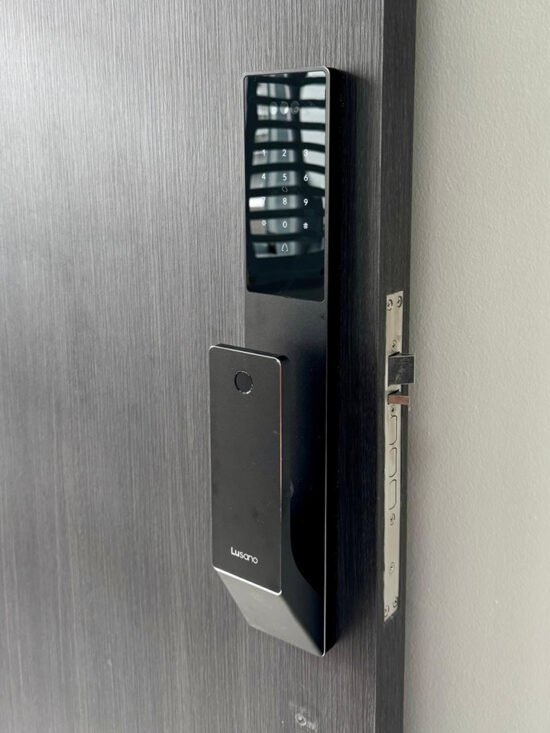 Lusano Space X+ Digital Door Lock (Black) - Installation