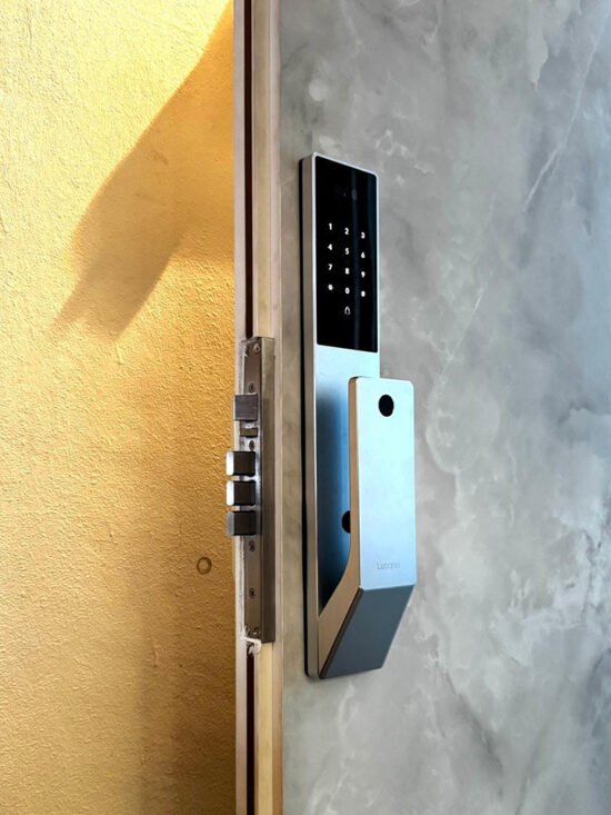 Lusano Space X+ Digital Door Lock (Silver) - Installation