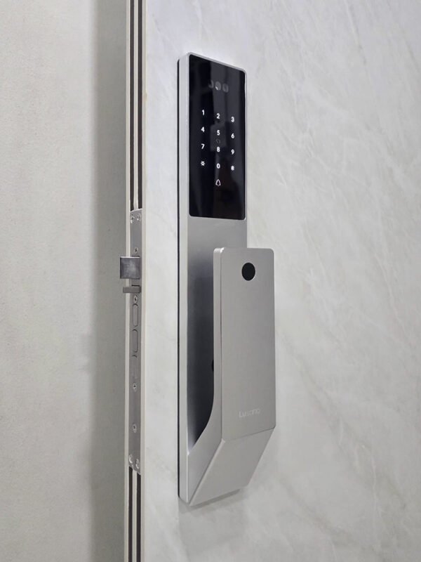 Lusano-Space-X-Digital-Door-Lock-Silver-Installation