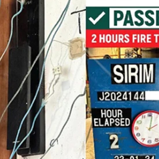 Upgrade to ½ hour Fire Rated Main Door