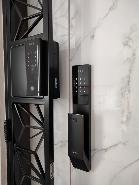 Lusano Space X Smart Door Lock - (Mika Black)