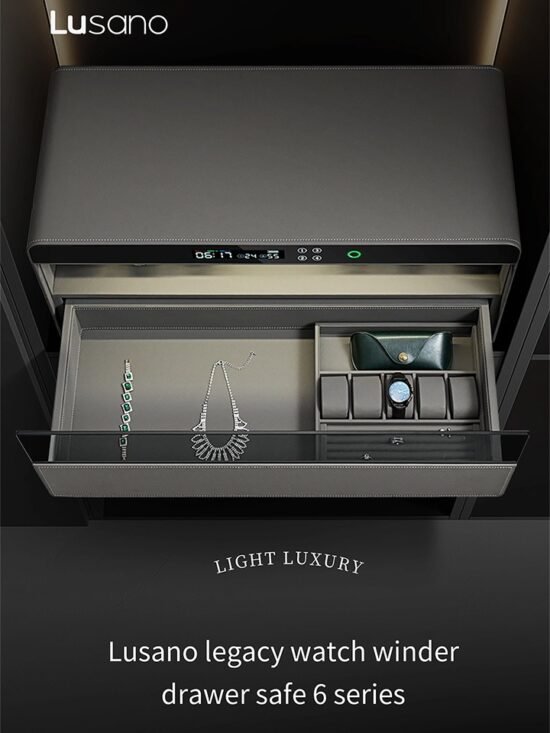 Lusano legacy watch winder drawer safe 6 series