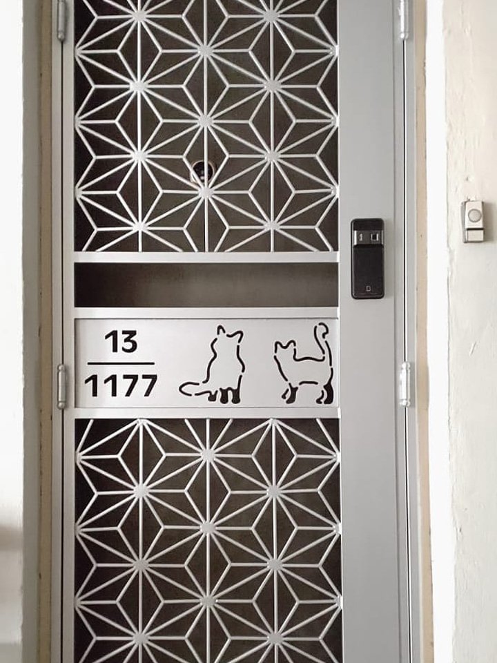 Mild Steel Gate - Customize Any Laser Cut Wording