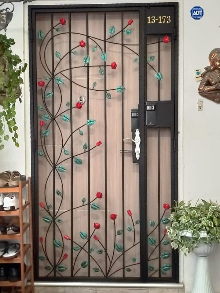 INTERIOR DESIGNER HDB GATE (MILD STEEL)