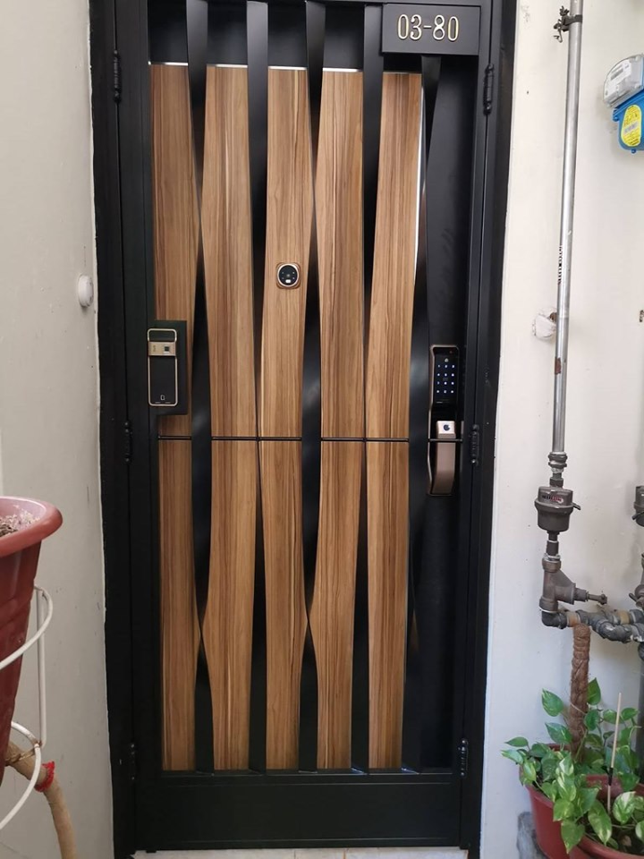 Mild Steel Gate - Design Spiral Gate