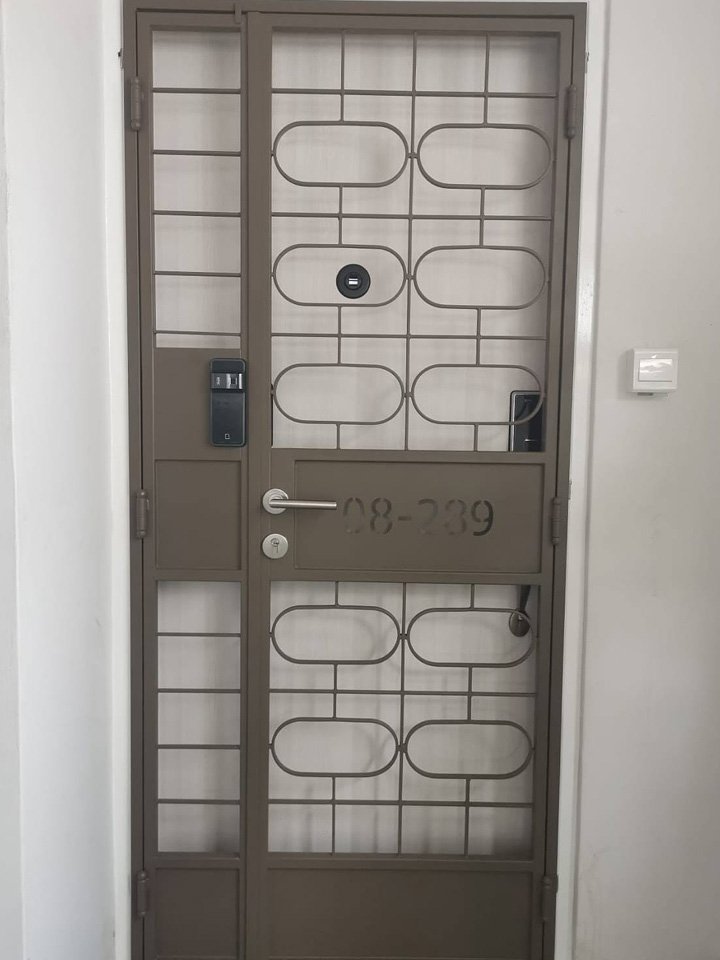 Mild Steel Gate - Retro Design