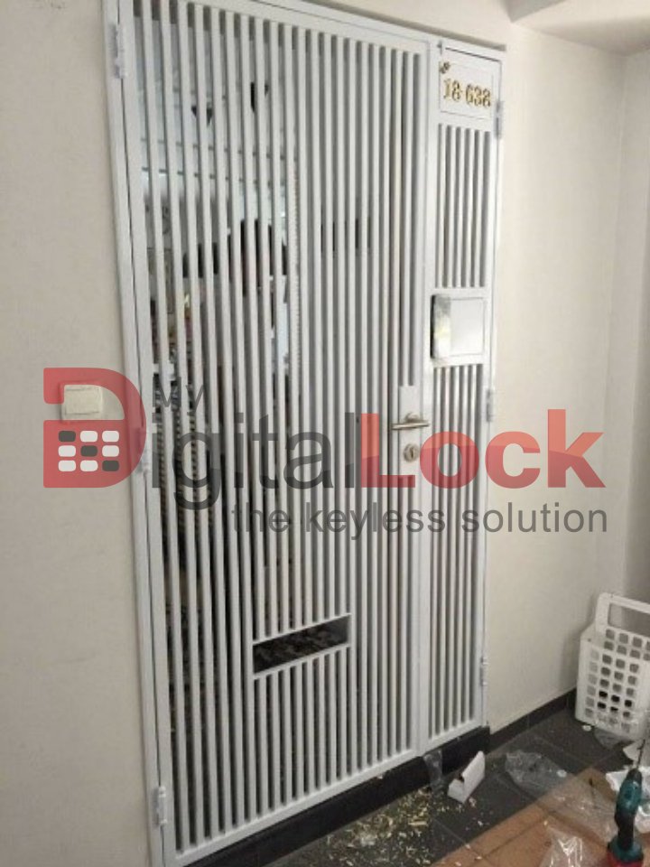 Mild Steel Gate - Twisted Gate with Cover