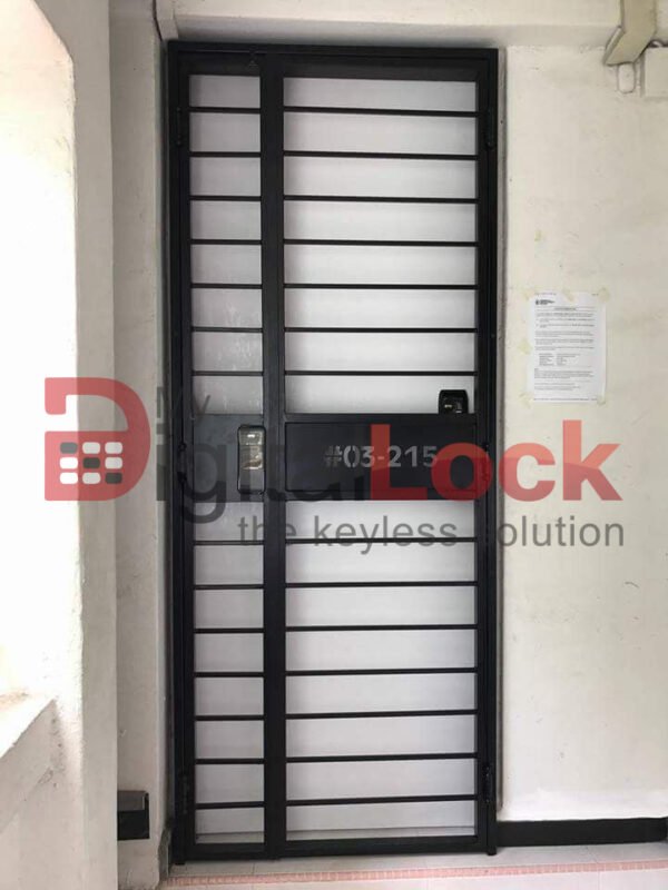 Mild Steel Interior Designer HDB Gate 3×7 feet
