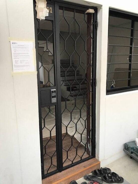 Mild Steel Interior Designer HDB Gate 3×7 feet