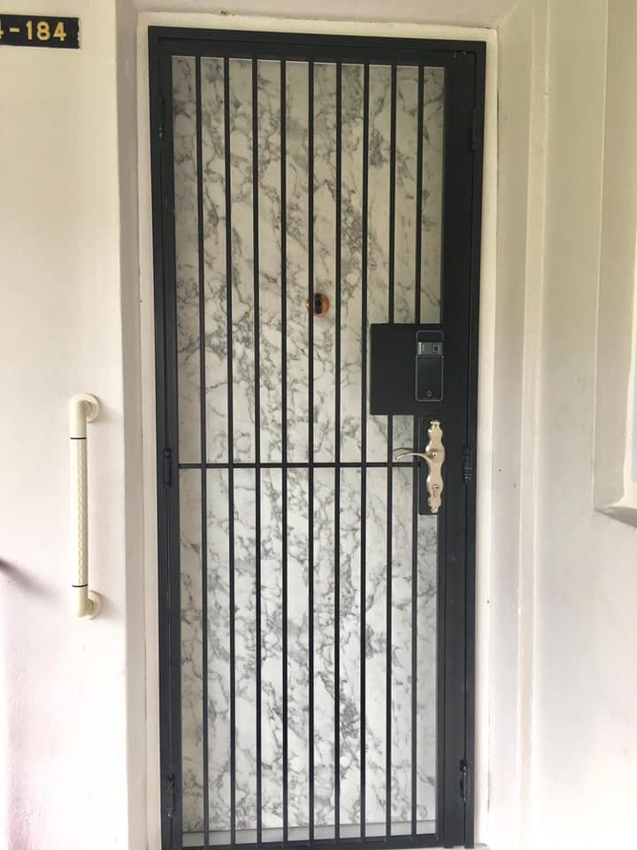 Mild Steel Interior Designer HDB Gate 3×7 feet