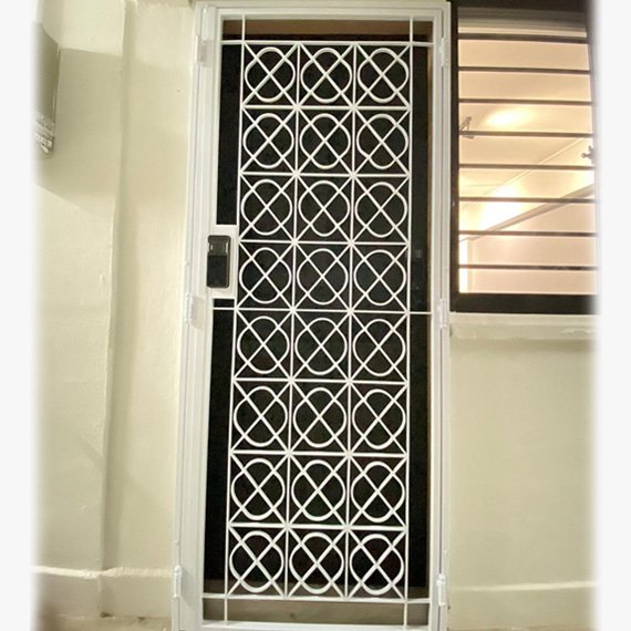 Retro HDB Mild Steel Gate 3×7 Feet
