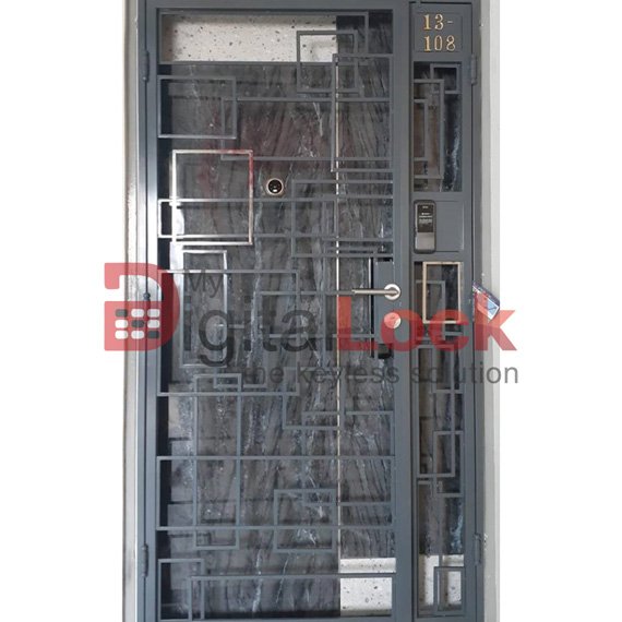 Mild Steel Interior Designer HDB Gate 4×7 feet