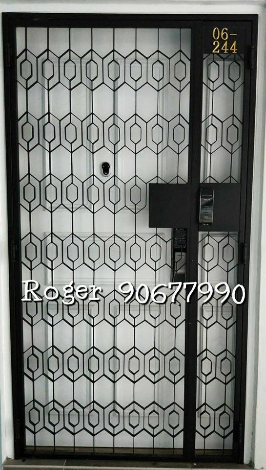 Mild Steel Interior Designer HDB Gate 4×7 feet