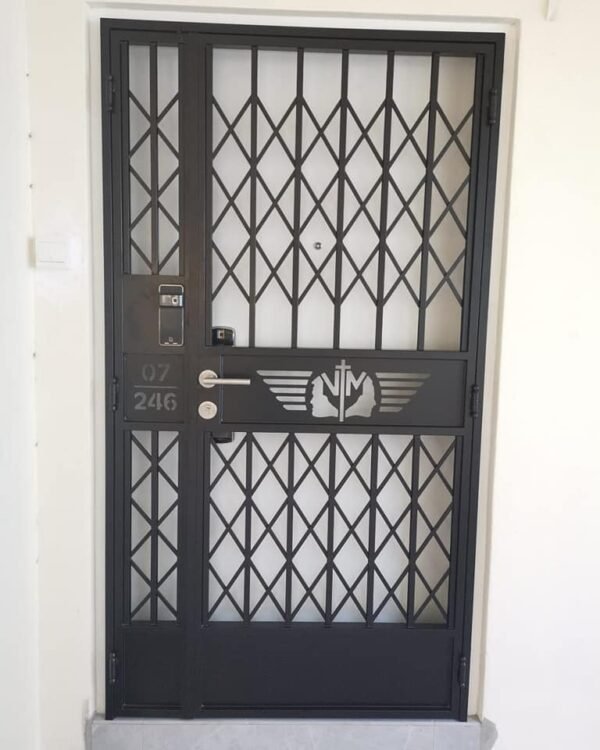 Mild Steel Interior Designer HDB Gate 4×7 feet