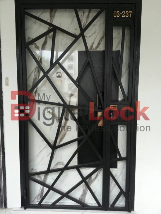 Mild Steel Interior Designer HDB Gate 4×7 feet - Image 15