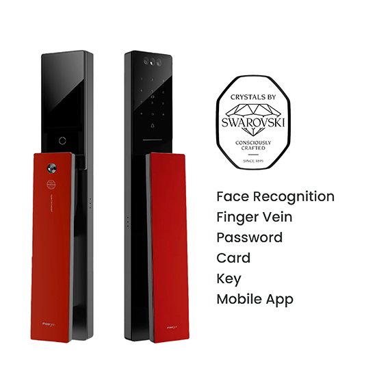 Moorgen T5 Swarovski Crystal Digital Lock (Ferrari Red) Moorgen T5 Swarovski Crystal Digital Lock (Ferrari Red)