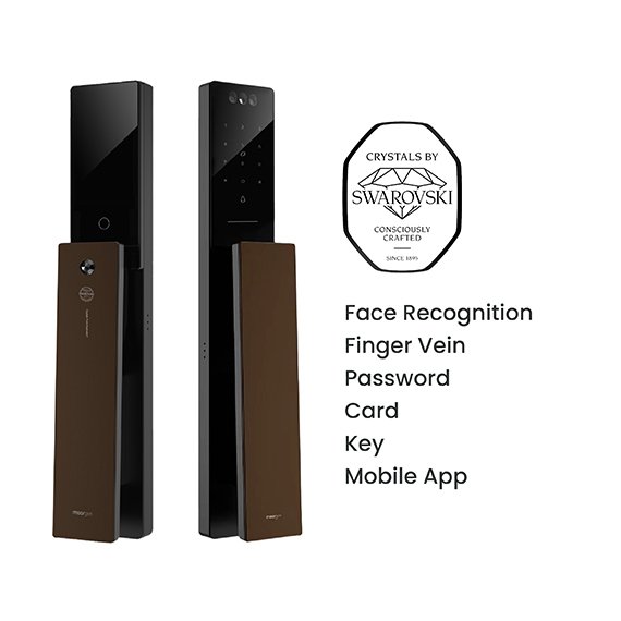 My Digital Lock - Moorgen-T5-Swarovski-Crystal-Digital-Lock-Coffee-Brown My Digital Lock - Moorgen-T5-Swarovski-Crystal-Digital-Lock-Coffee-Brown