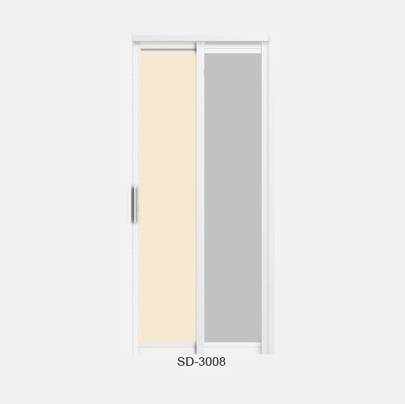 Simple Design Slide and Swing Toilet Door