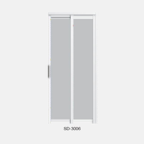Simple Design Slide and Swing Toilet Door
