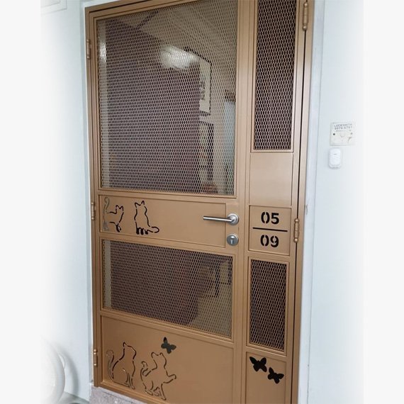 My Digital Lock - Pet Friendly mesh Gate 3x7 Feet Single Leaf My Digital Lock - Pet Friendly mesh Gate 3x7 Feet Single Leaf