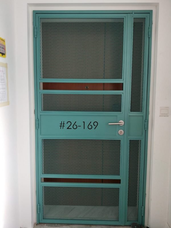 My Digital Lock - Normal Mesh HDB Gate My Digital Lock - Normal Mesh HDB Gate