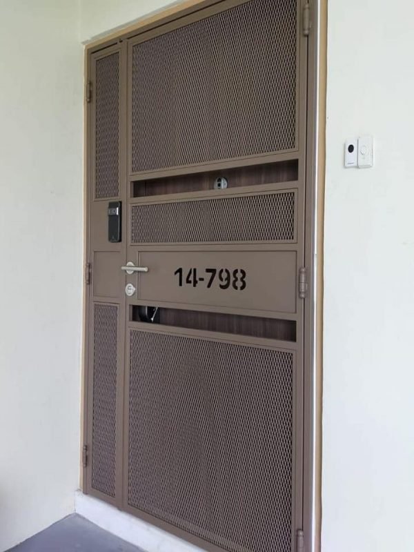 My Digital Lock - Normal Mesh HDB Gate My Digital Lock - Normal Mesh HDB Gate
