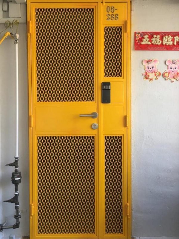 My Digital Lock - Normal Mesh HDB Gate My Digital Lock - Normal Mesh HDB Gate