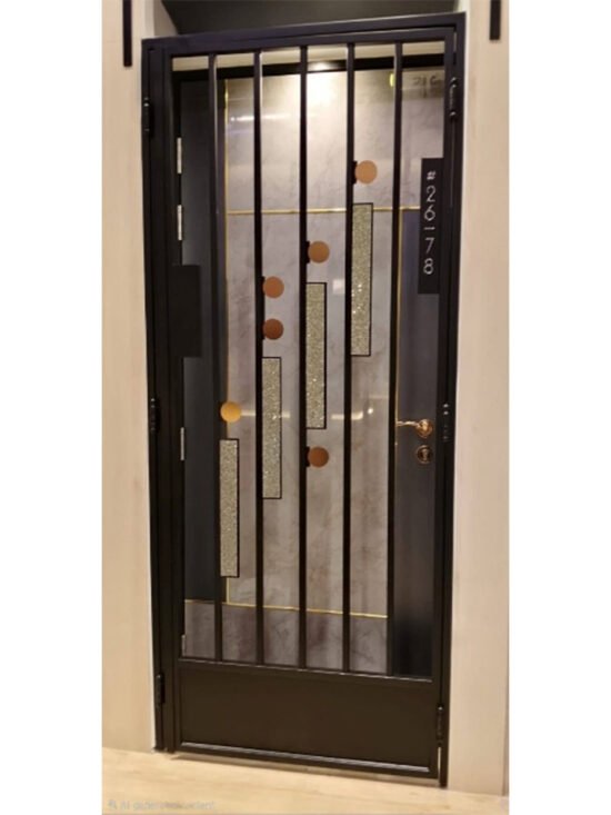 Lusano Crystalized HDB Gate With Swarovski Crystal Moscow 4 Series