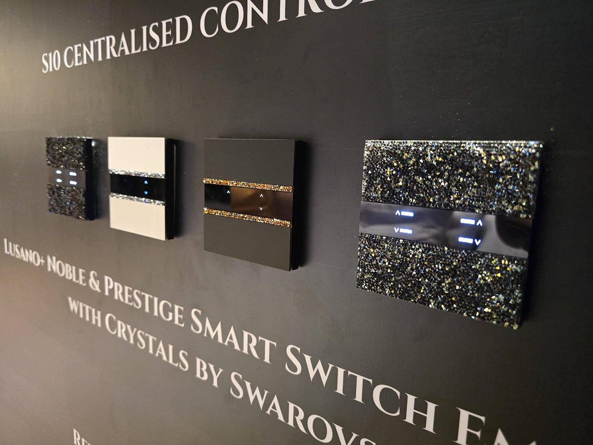 Lusano Smart Switch with Swarovski Crystals